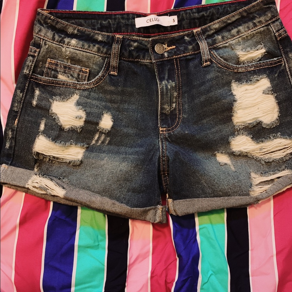 Jean short shorts
